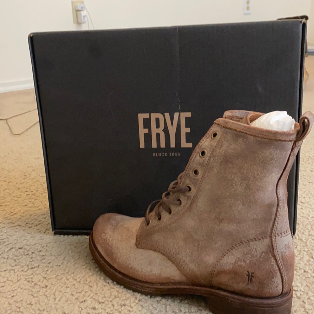 Frye combat boots